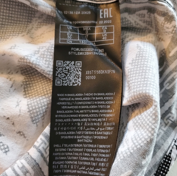 GUESS Men's Short Sleeve Tropical Print Shirt size L - Picture 12 of 15